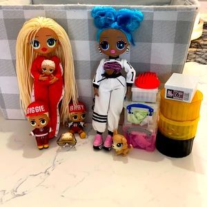 OMG LOL Dolls and pets and accessories